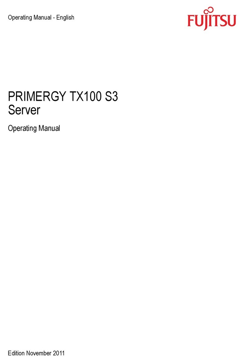 Fujitsu PRIMERGY TX100 S3 User manual