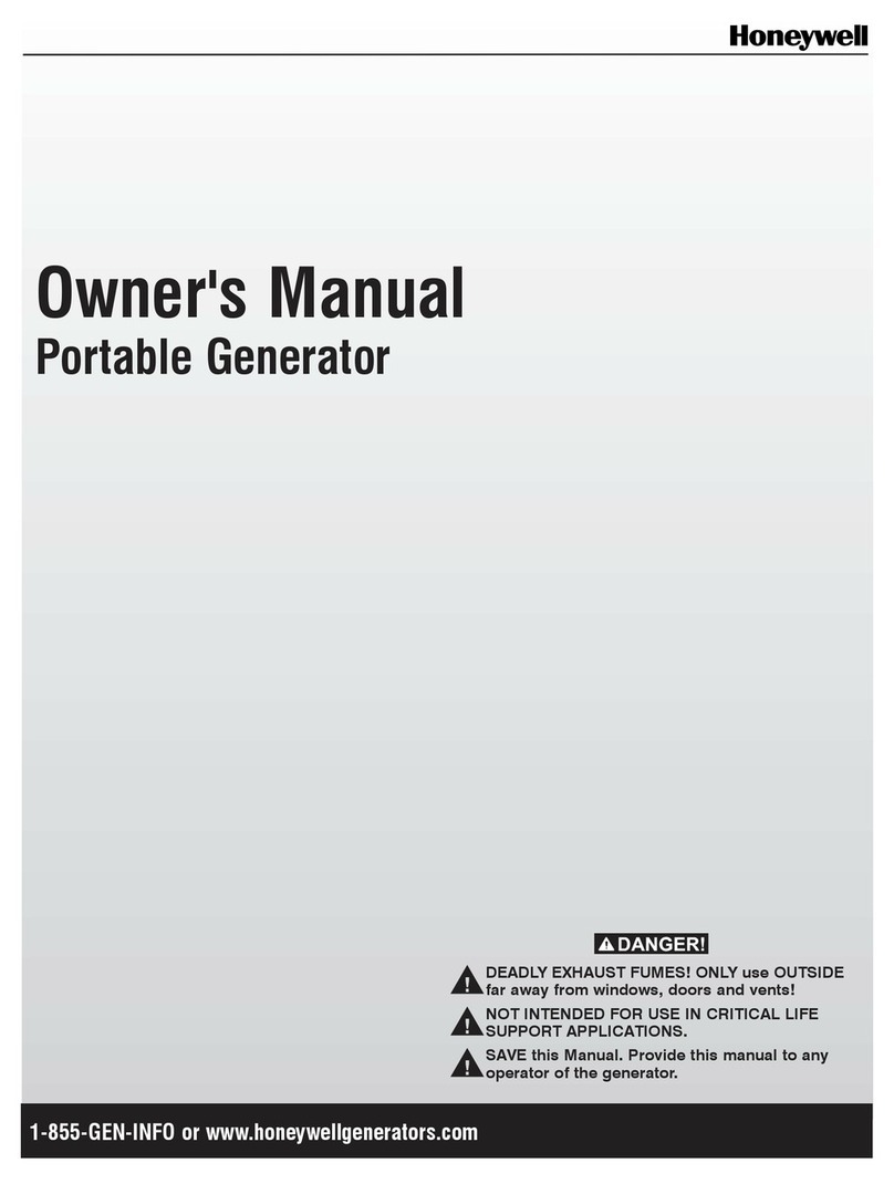 Honeywell Portable Generator owner's manual