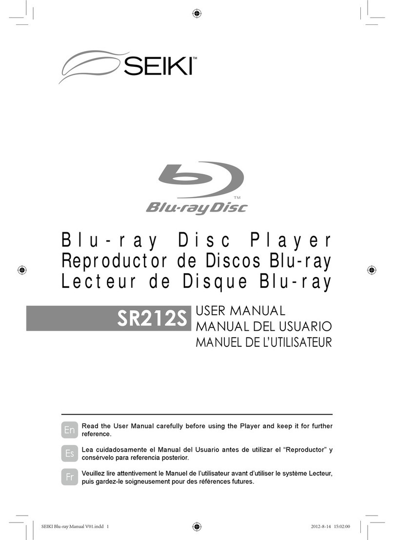 Seiki SR212S user manual