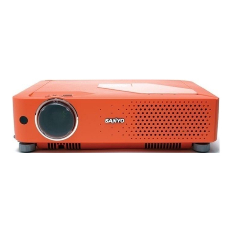Sanyo PLC-XE31 User manual