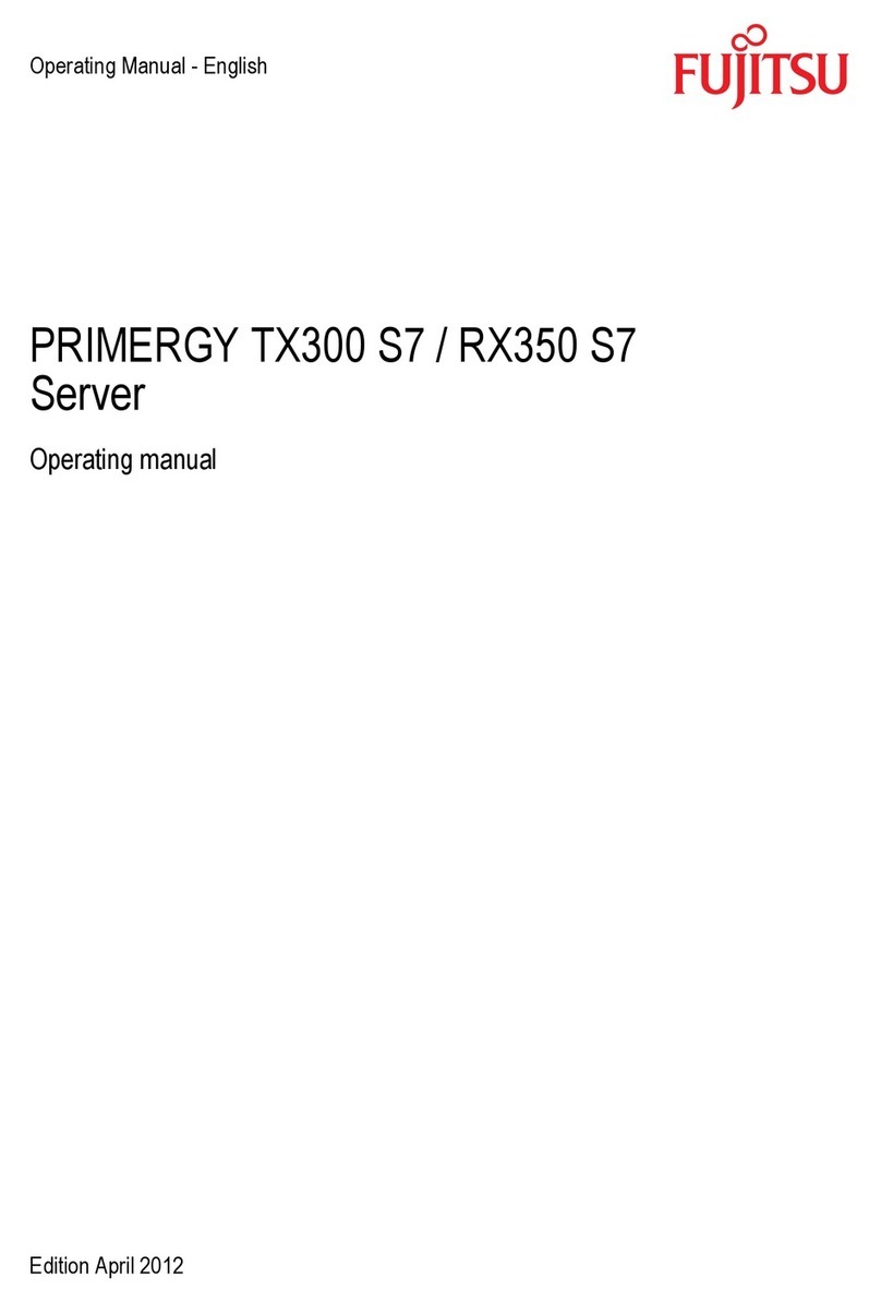 Fujitsu PRIMERGY TX300 S7 User manual