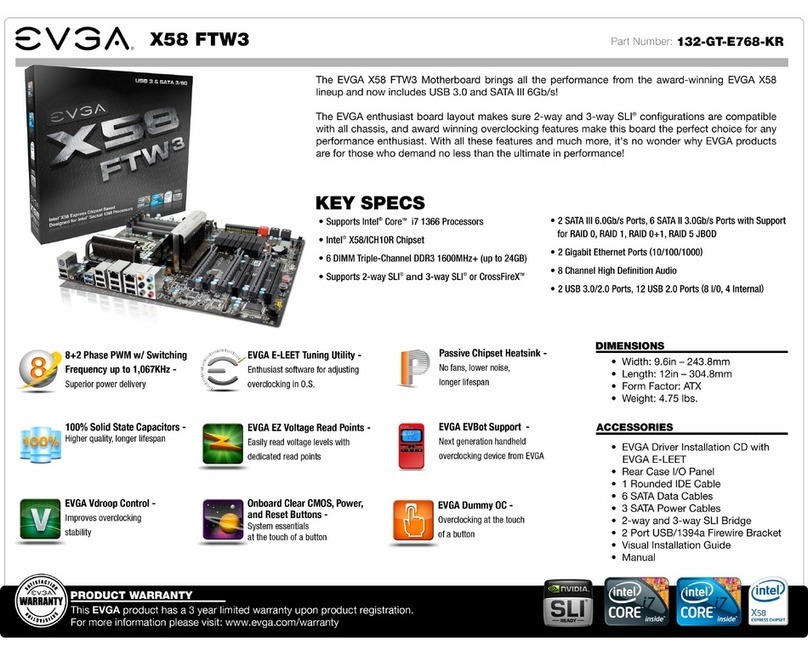 EVGA X58 FTW3 Specifications