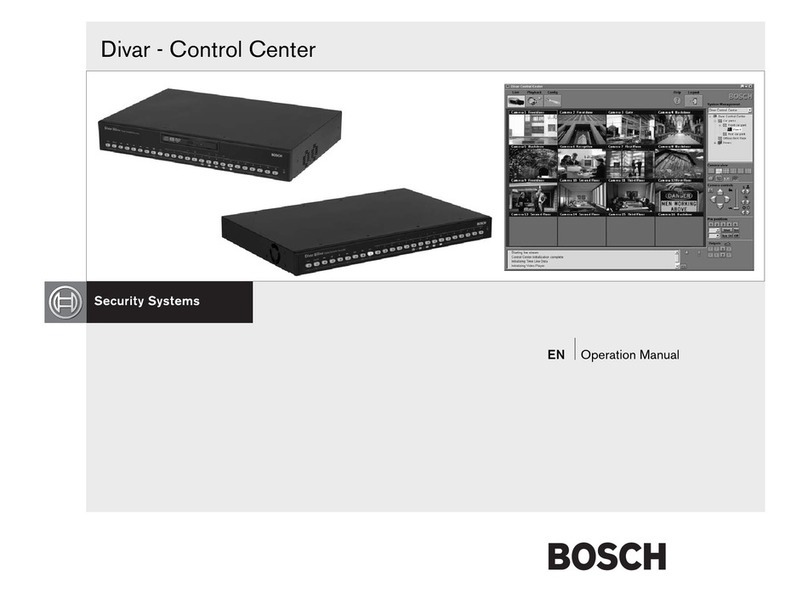 Bosch Divar User manual