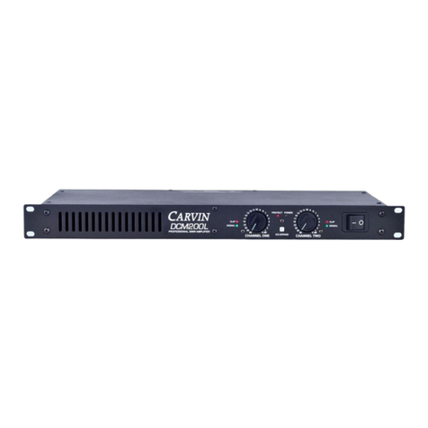 CARVIN DCM200L operating manual