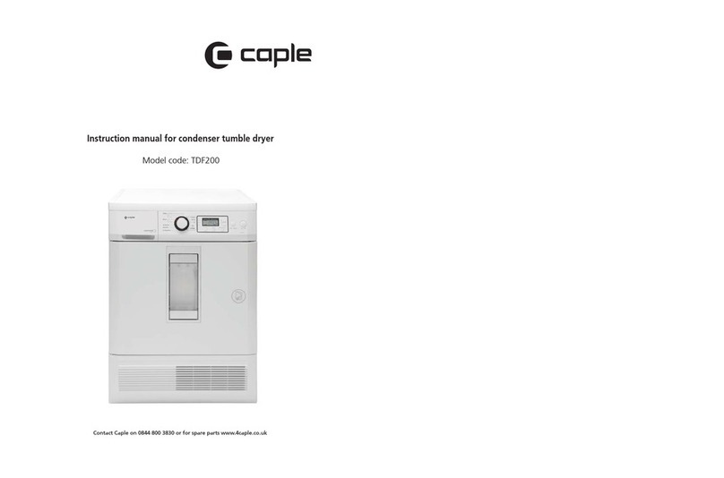 Caple TDF200 instruction manual