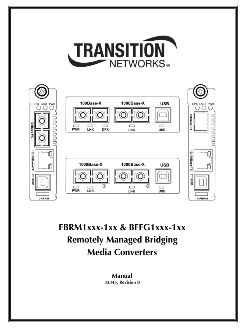 Transition Networks FBRM1XXX-1XX User manual