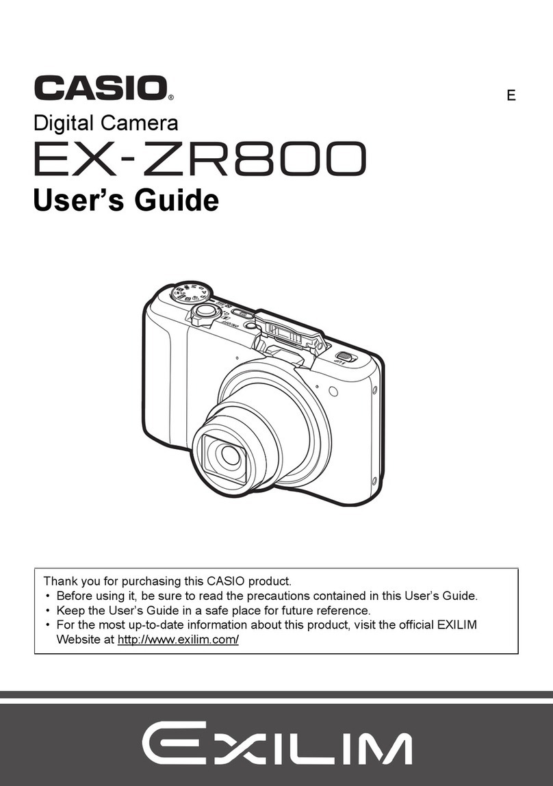 Casio Exilim EX-ZR800 User manual