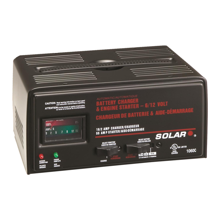 Solar Battery Charger owner's manual