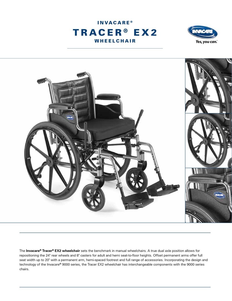 Invacare TRACER EX2 User manual