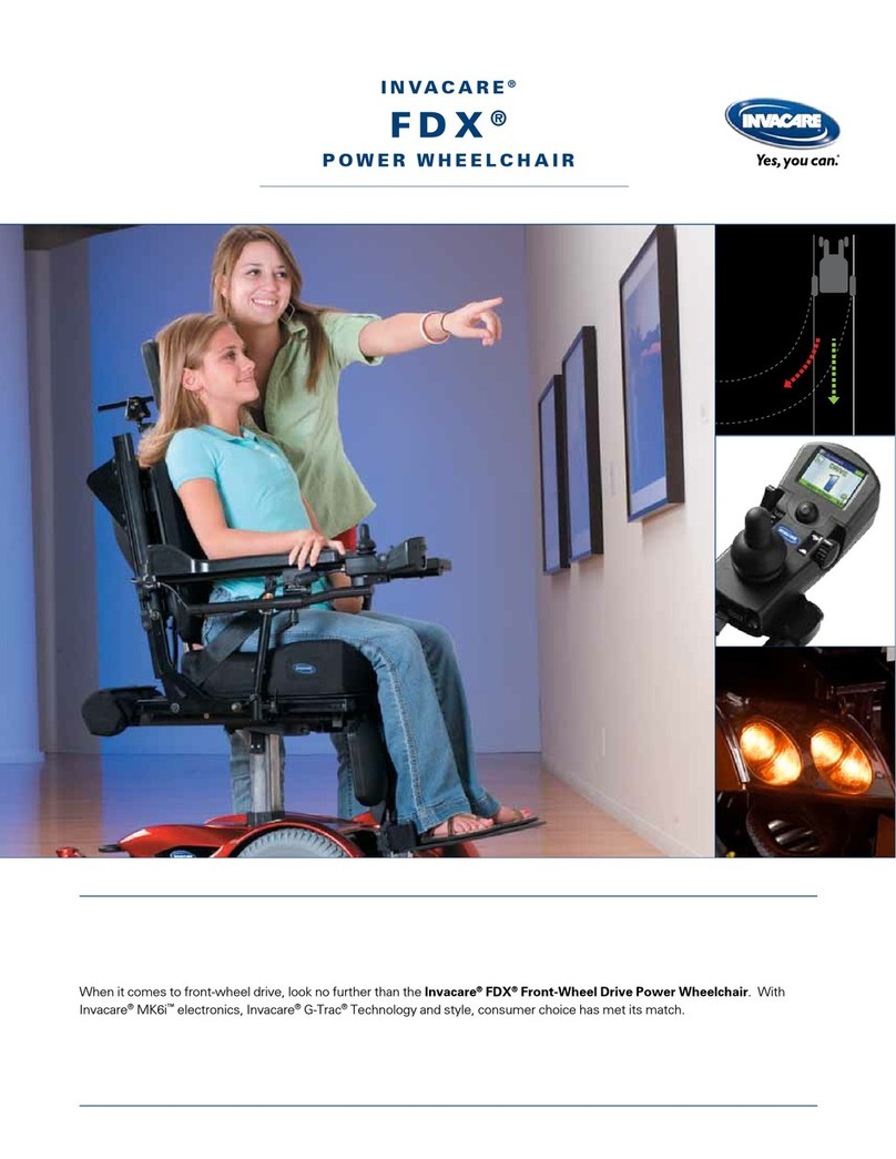 Invacare FDX User manual