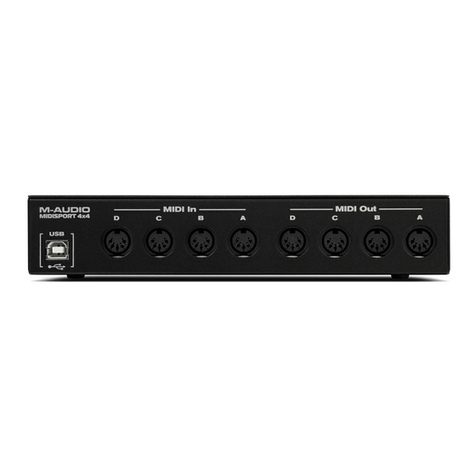 M-Audio MIDISport 2x2 user guide