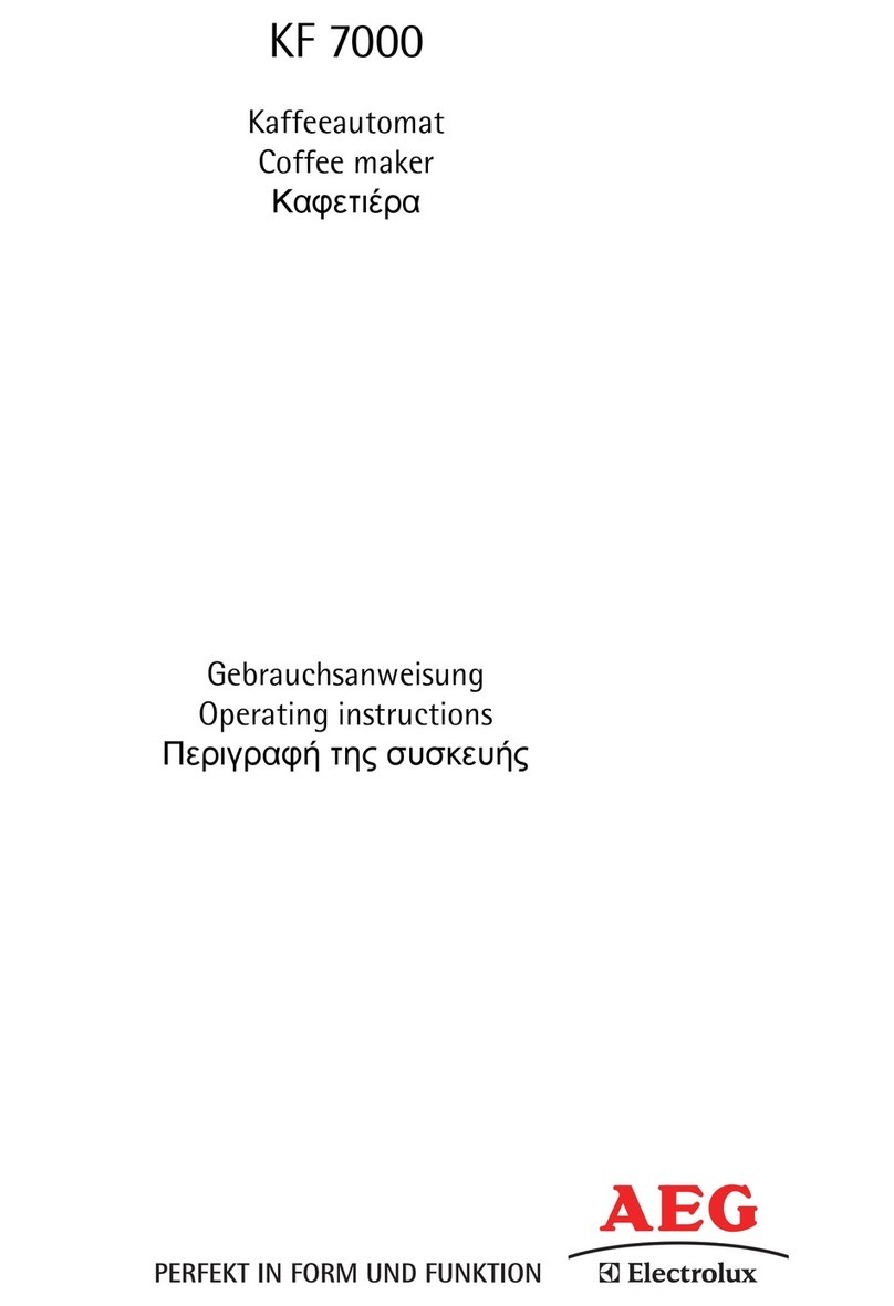 AEG Electrolux KF 7000 User manual AEG Electrolux KF 7000 User manual