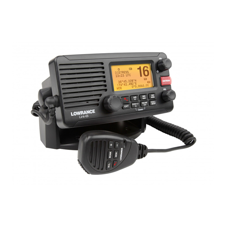 Lowrance Link-8 VHF user guide