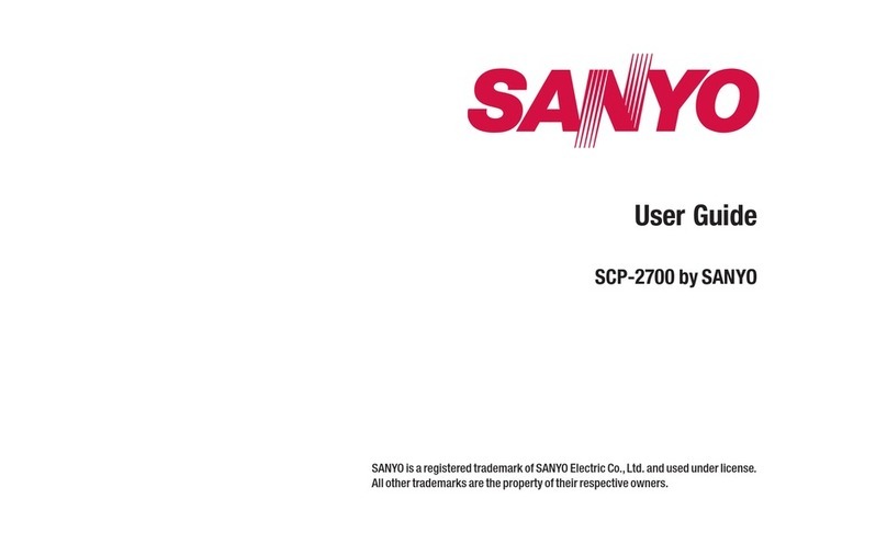 Sanyo SCP-2700 User manual