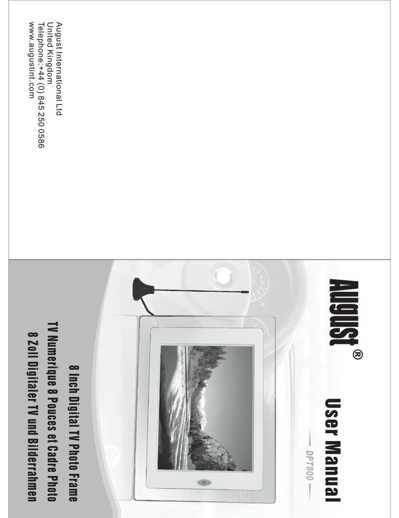 August DPT800 user manual