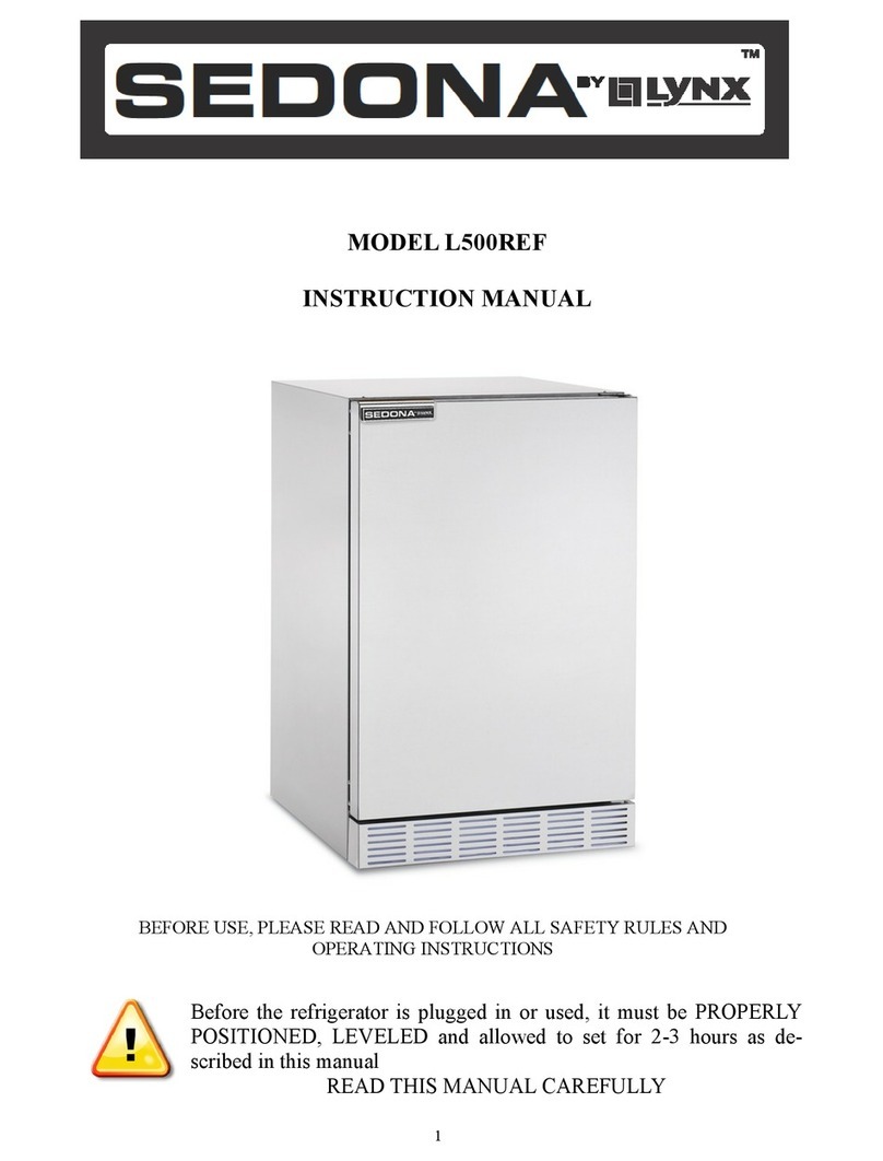 SEDONA L500REF User manual
