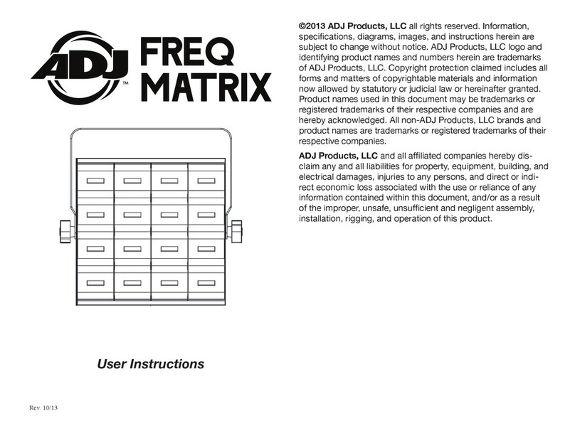 ADJ FREQ Matrix User manual