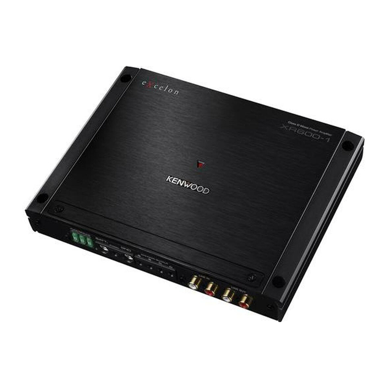 Kenwood XR600-1 instruction manual