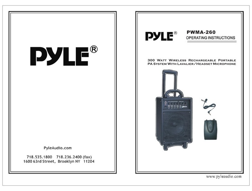 Pyle PWMA-260 User manual