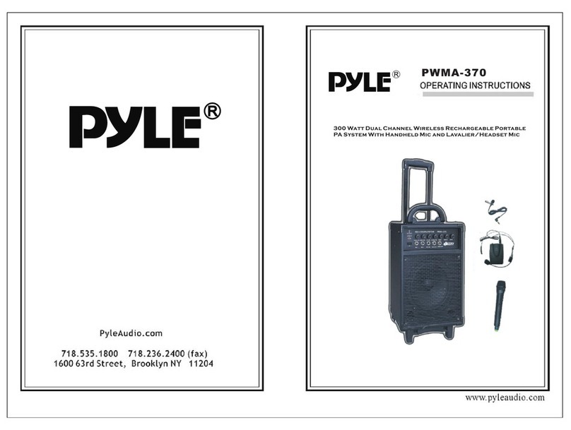 Pyle PWMA-370 manual