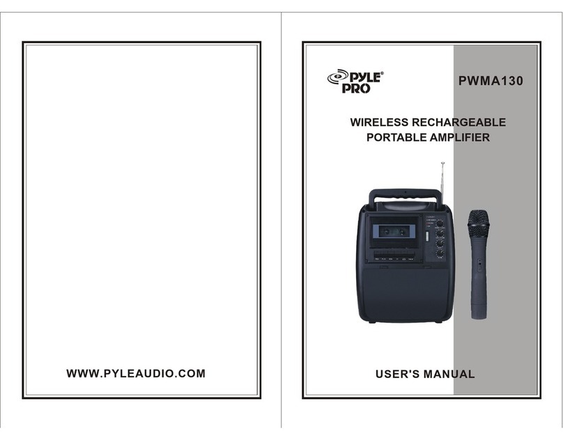 Pyle PWMA130 User manual