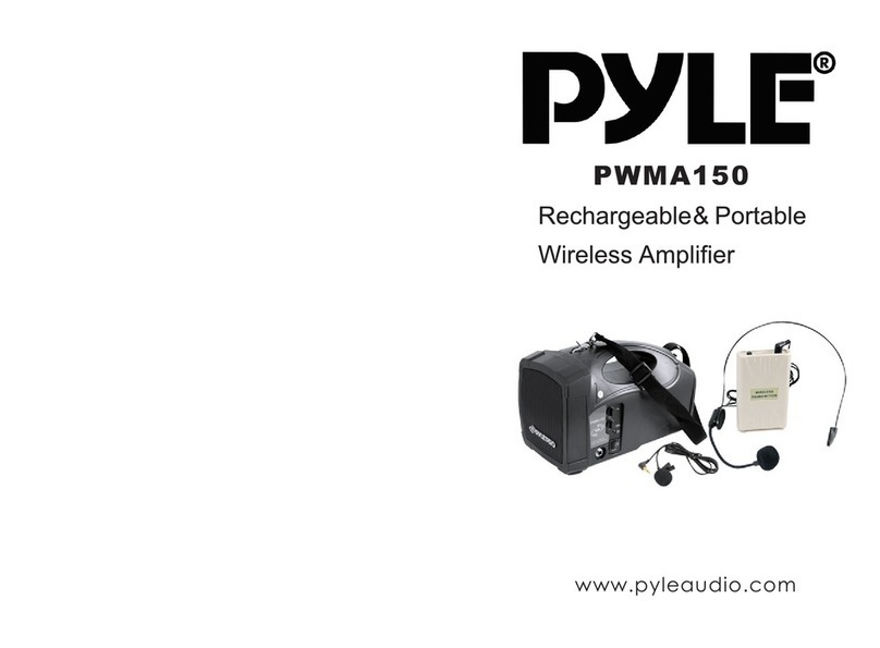 Pyle PWMA150 User manual