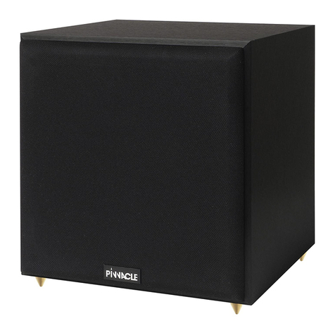Pinnacle Speakers Digital Sub 600 owner's manual