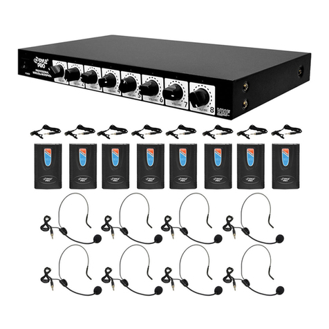Pyle PDWM8400 User manual