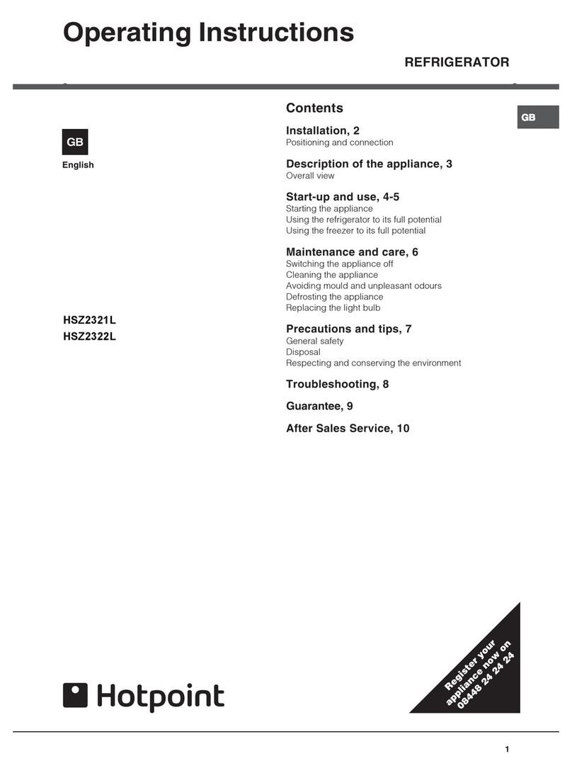 Hotpoint HSZ2321L User manual