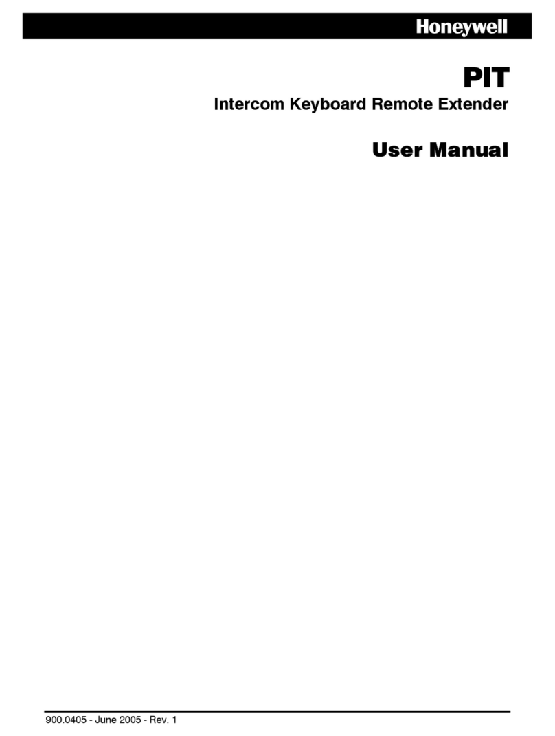 Honeywell PIT User manual