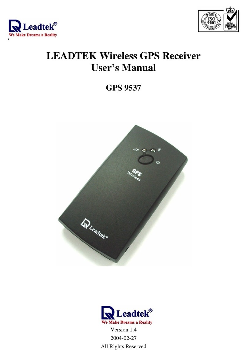 Leadtek GPS 9537 User manual
