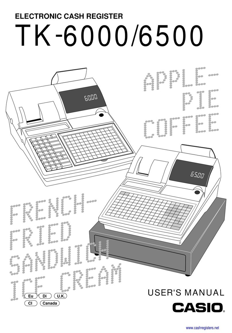 Casio TK-6000 Series User manual