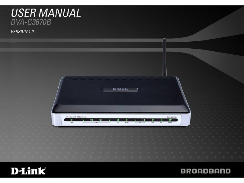 D-Link DVA-G3670B User manual D-Link DVA-G3670B User manual