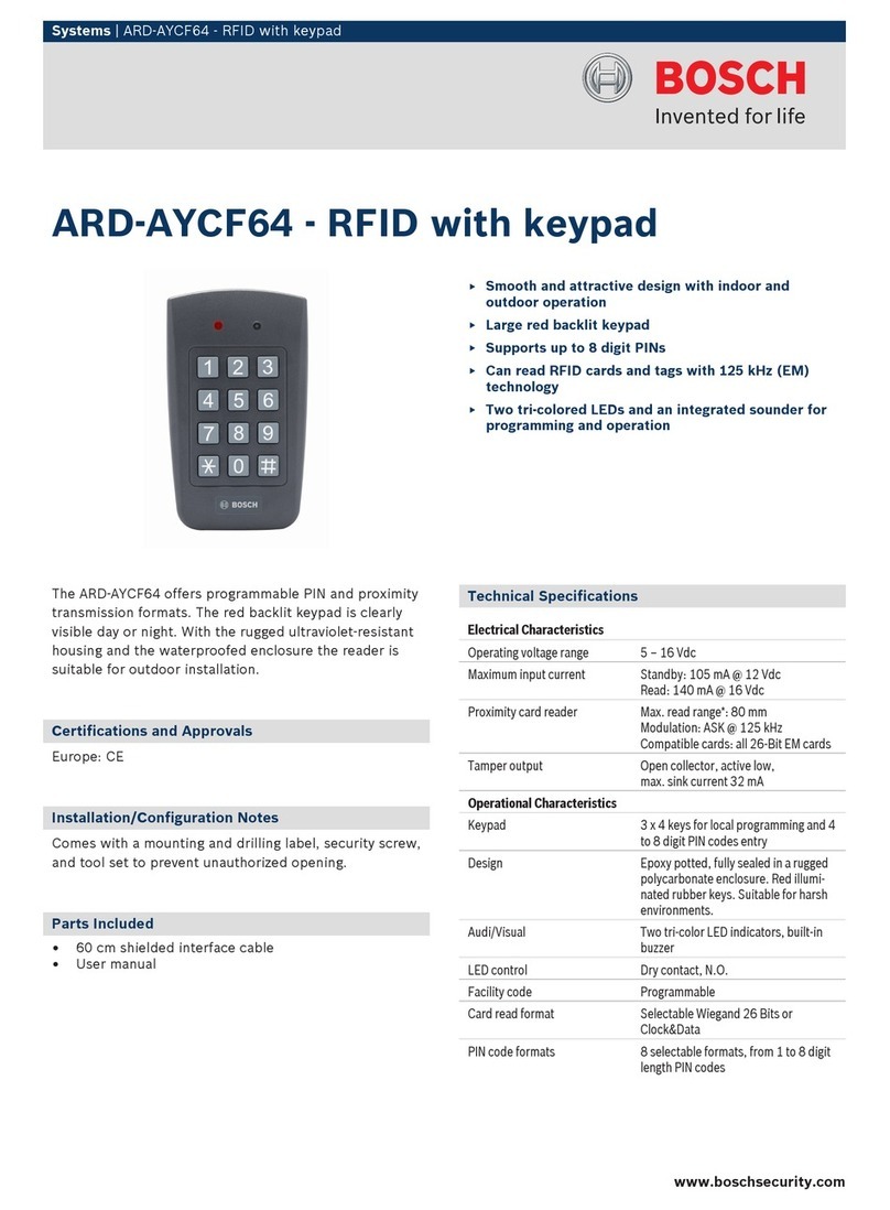 Bosch ARD-AYCF64 User manual Bosch ARD-AYCF64 User manual