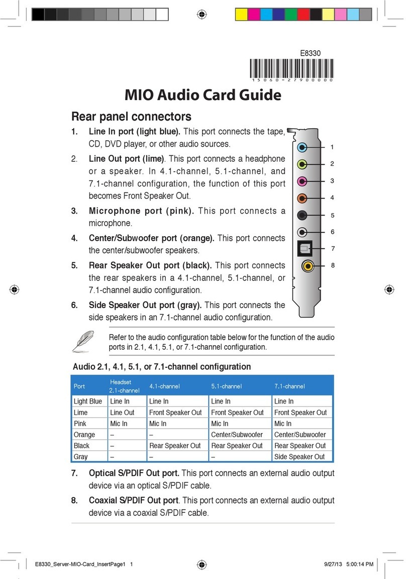 Asus MIO User manual