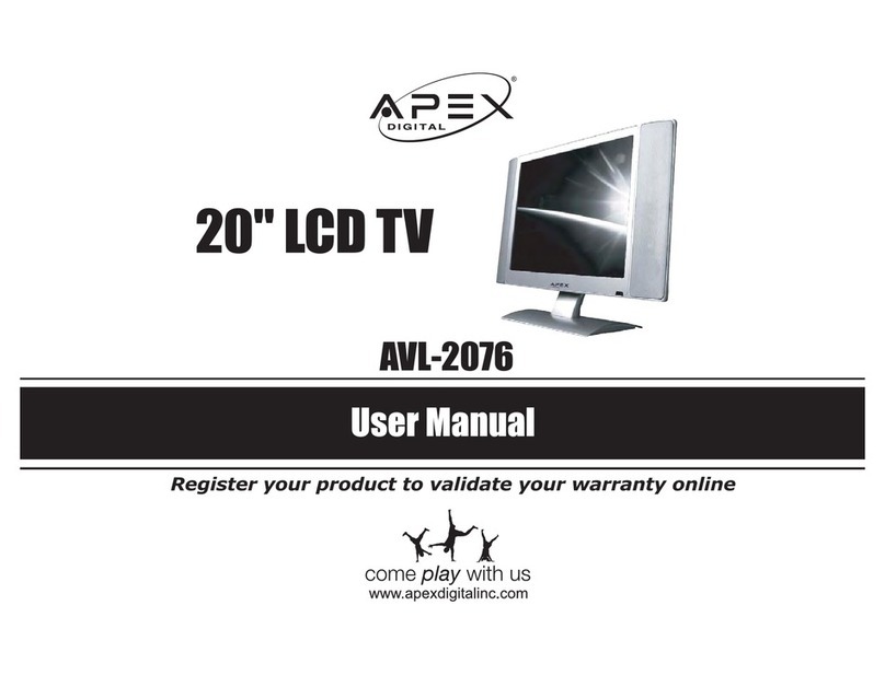 Apex Digital AVL-2076 User manual Apex Digital AVL-2076 User manual
