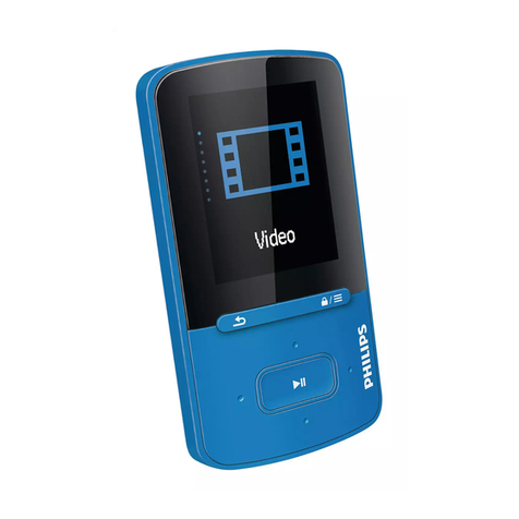 Philips GoGear SA4VBE User manual