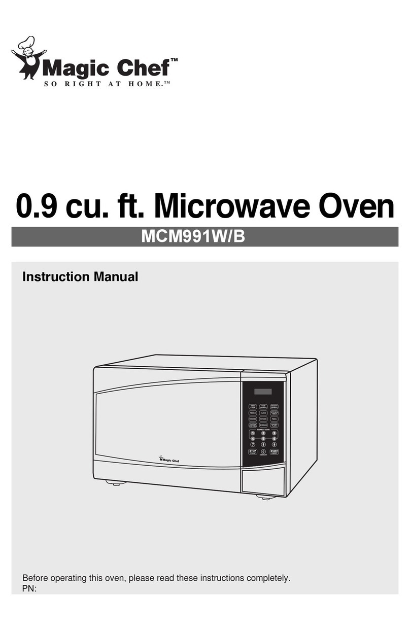 Magic Chef MCM991B User manual