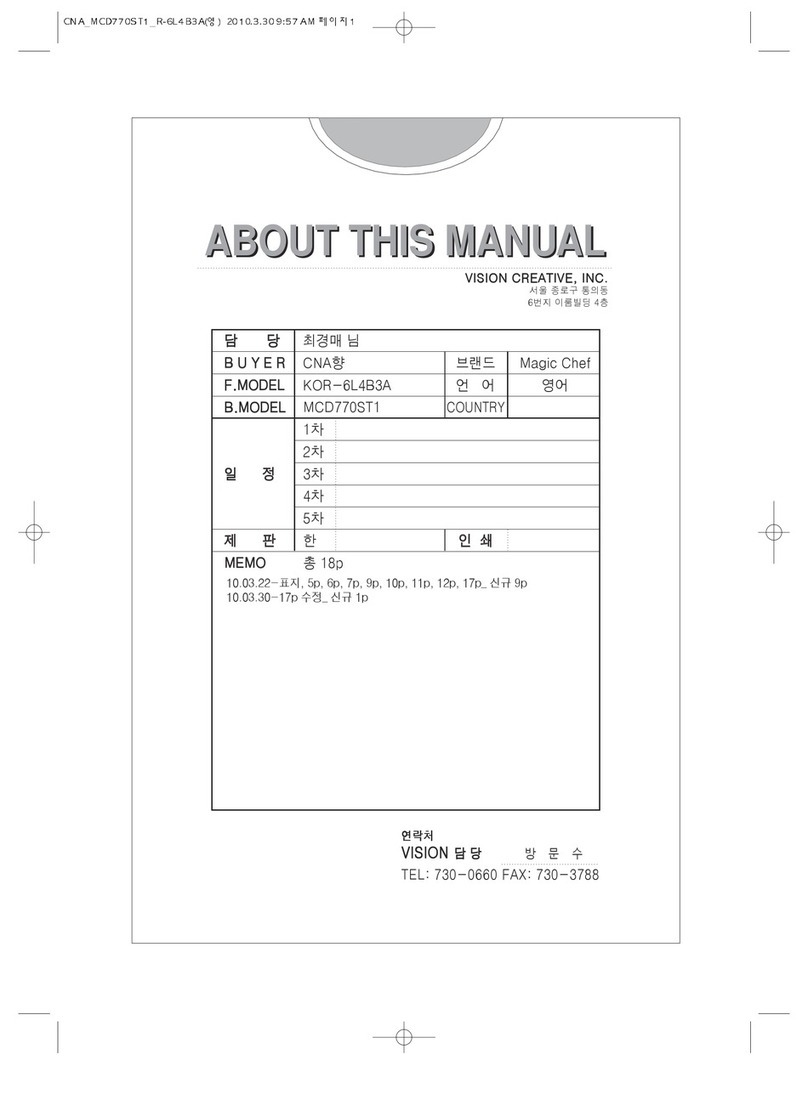 Magic Chef MCD770ST1 user manual