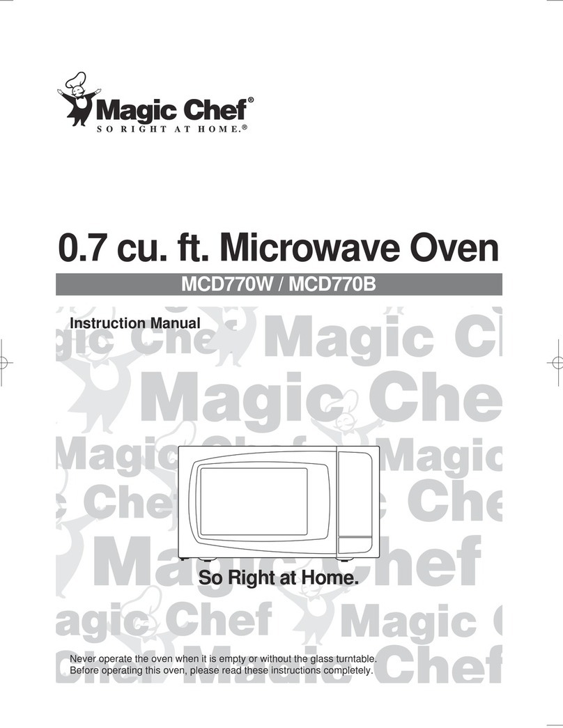 Magic Chef MCD770B User manual
