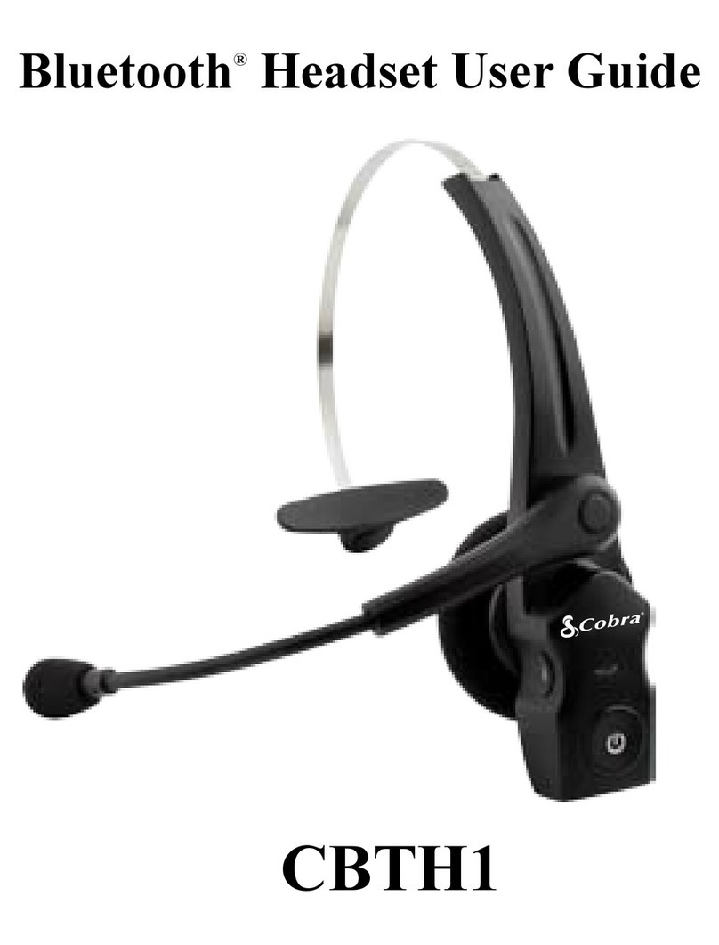 Cobra CWA BTH1 Plus User manual