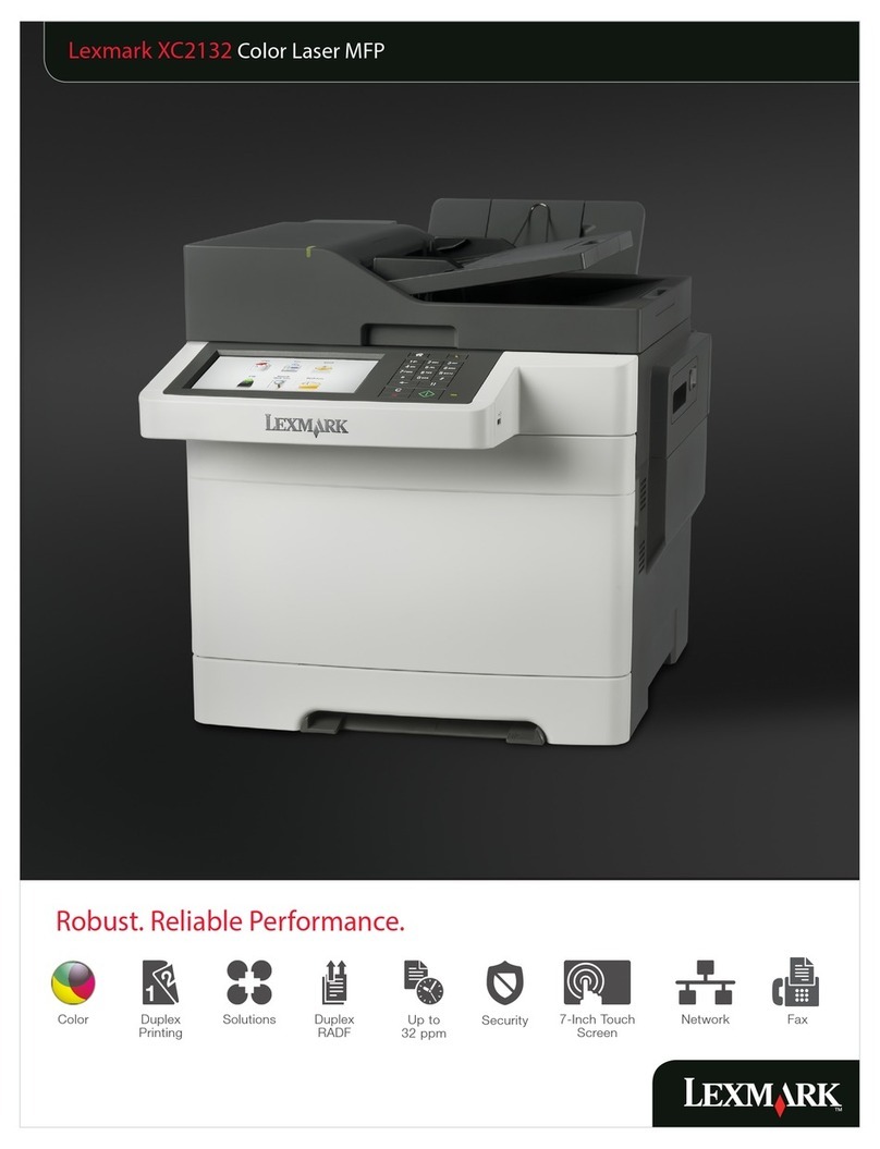 Lexmark XC2132 Configuration guide