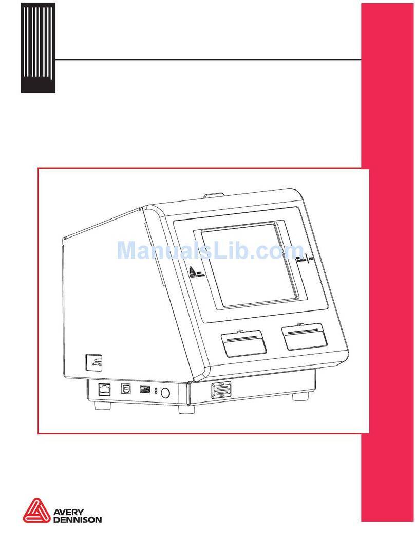 Avery Dennison Monarch 8417 operating manual