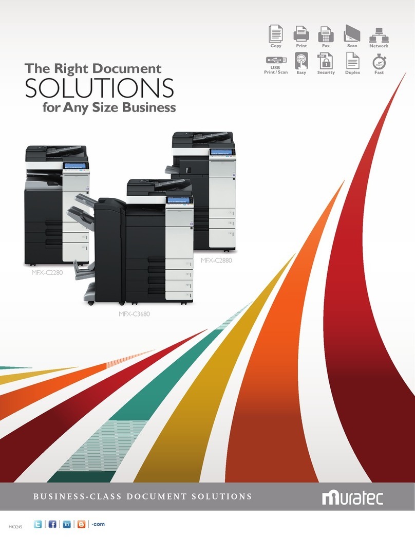 Muratec MFX-C2280 User manual