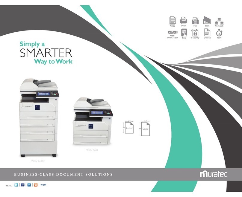 Muratec MFX-3590 User manual