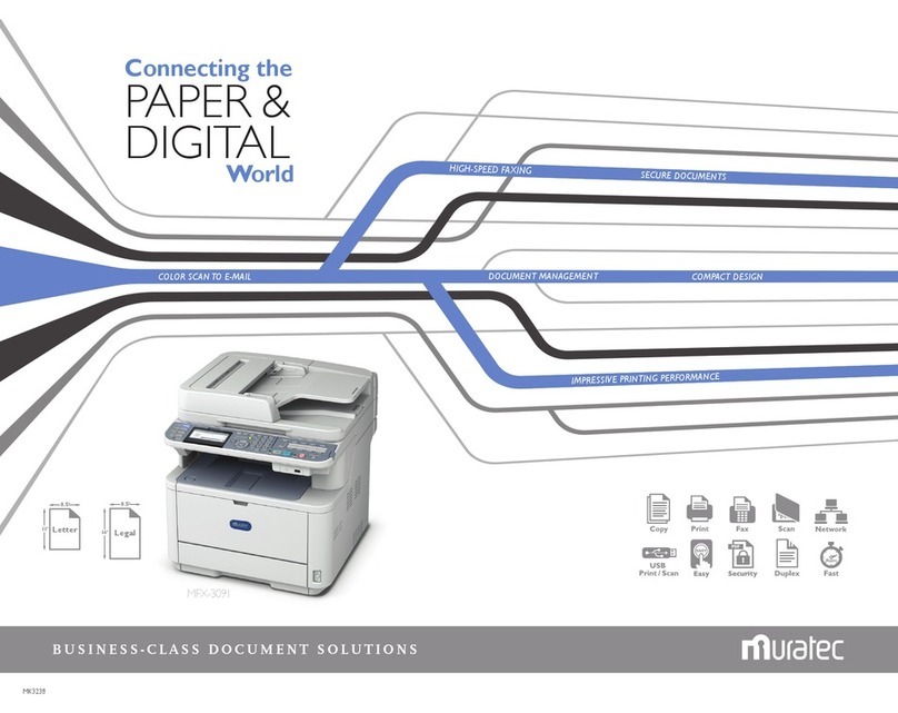 Muratec MFX-3091 User manual