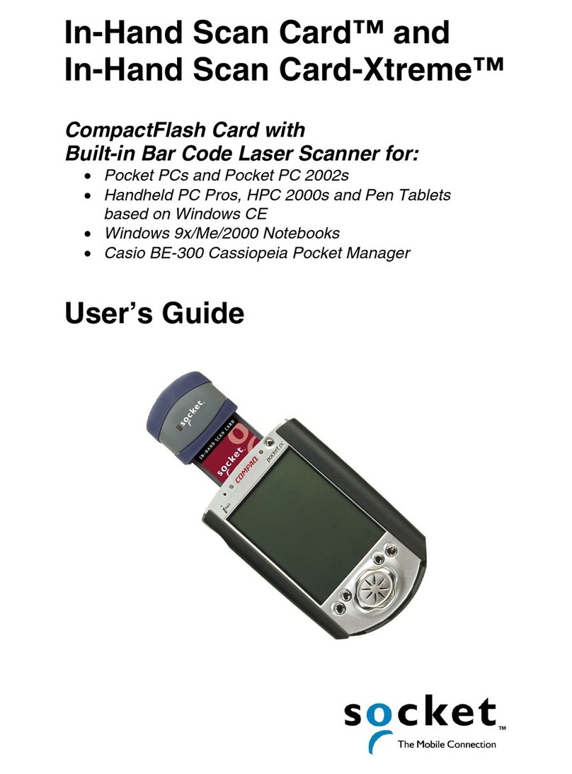 Socket In-Hand Scan Card user guide