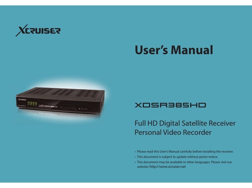 Xcruiser XDSR385HD User manual