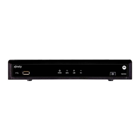 Motorola xfinity RNG150N User manual