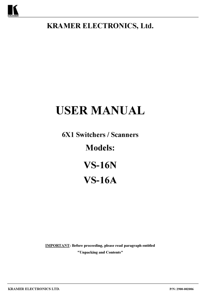 Kramer VS-16N user manual